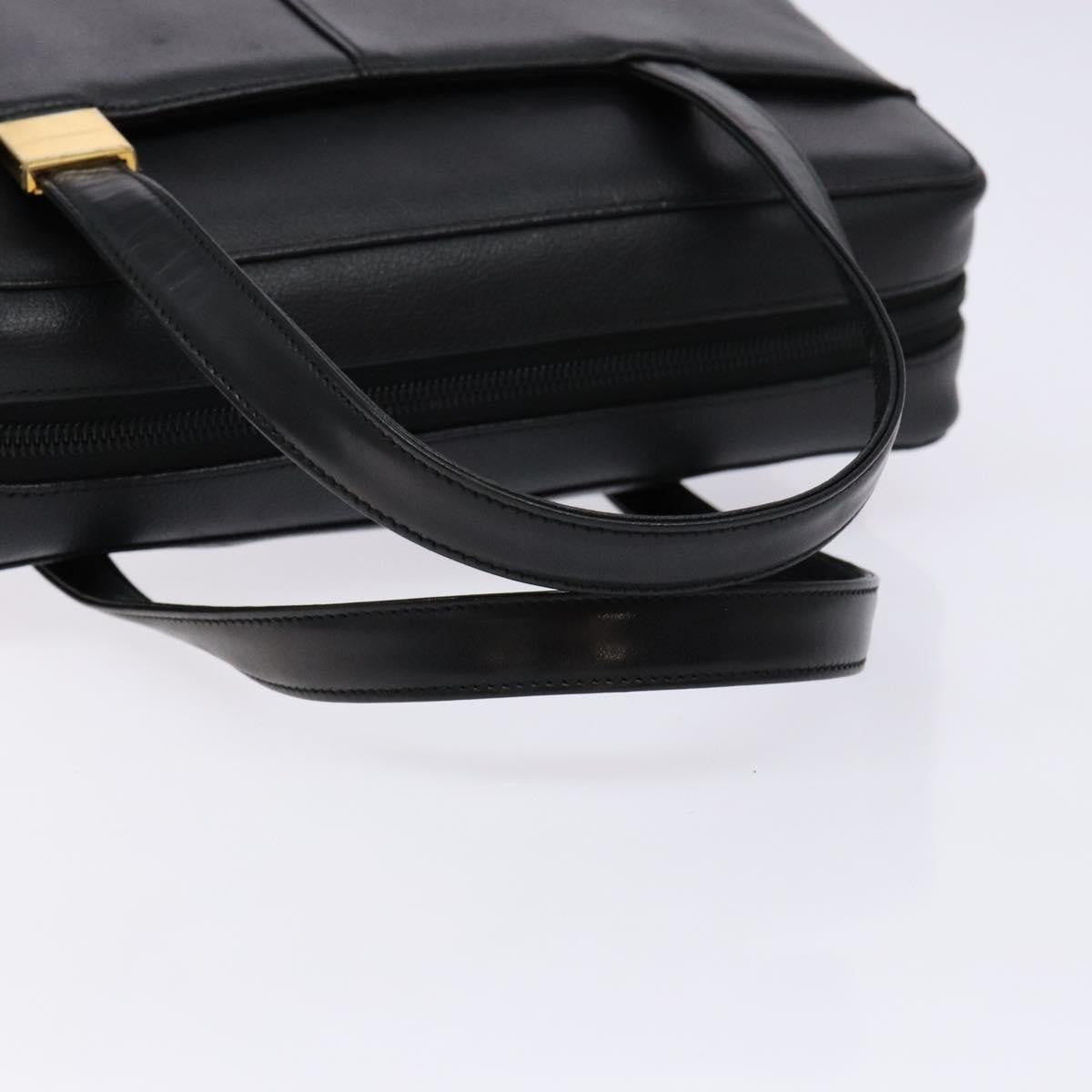 Burberry Vintage Handbag Leather, BLACK, LEATHER, Handbag