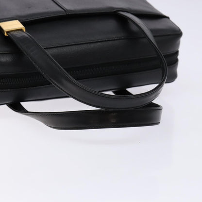 Burberry Vintage Handbag Leather, BLACK, LEATHER, Handbag