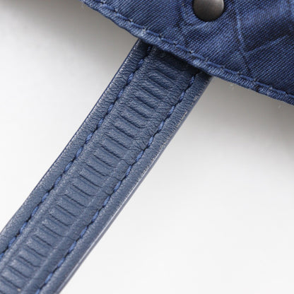 Bottega Veneta Intrecciolusion Tote Printed Nylon, NAVY, NYLON, Tote bag