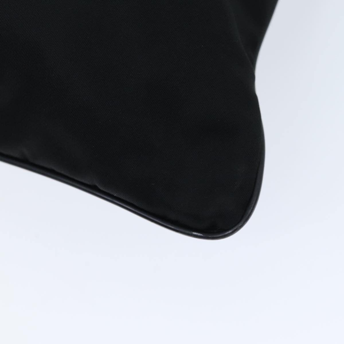 Prada Flat Messenger Bag Tessuto, BLACK, NYLON, Shoulder bag