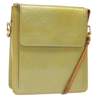 Louis Vuitton Mott Handbag Monogram Vernis, BEIGE, PATENT_LEATHER, Clutche & pouche