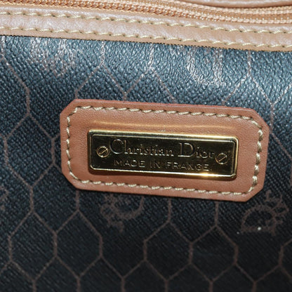 Christian Dior Vintage Honeycomb Boston bag Canvas and Leather, BLACK, CANVAS, Travel bag