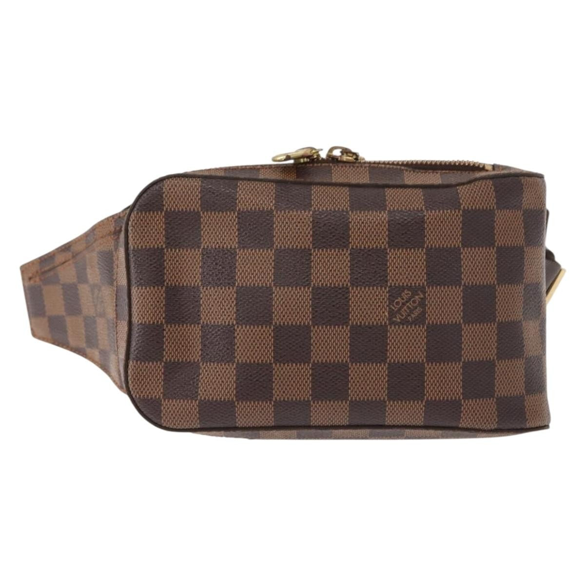 Louis Vuitton Geronimos Waist Bag Damier, BROWN, CANVAS, Shoulder bag