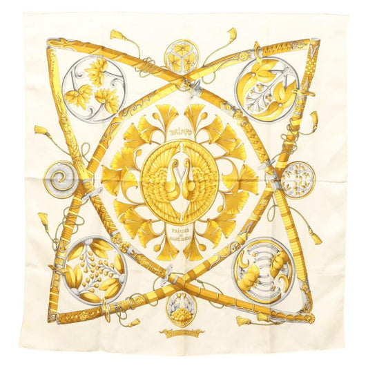 Hermes Carré 90 Silk multicolor, WHITE, SILK, Scarve & shawl