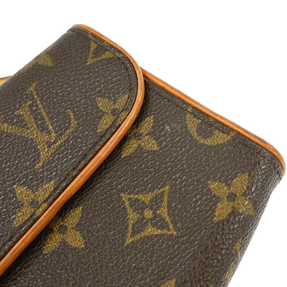 Louis Vuitton Florentine Waist Bag Monogram Canvas, BROWN, CANVAS, Clutche & pouche