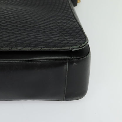 Bally Vintage Shoulder Bag Quilted leather, BLACK, LEATHER, Shoulder bag