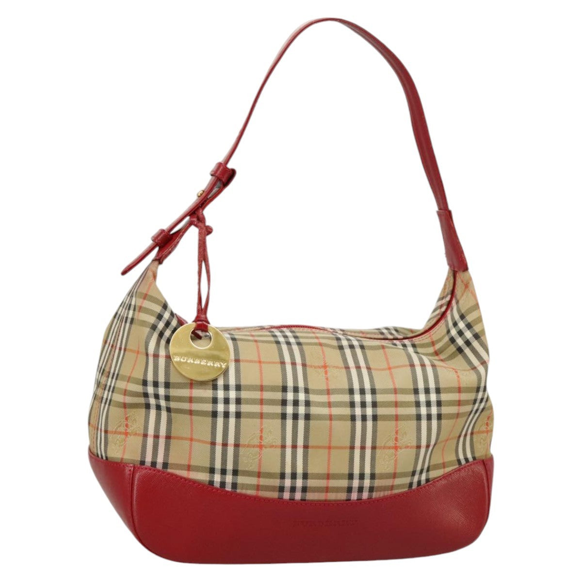 Burberry Nova Check Handbag Nova Check Canvas, BEIGE, CANVAS, Handbag