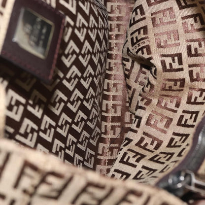 Fendi Vintage Tote Zucca Canvas, BEIGE, CANVAS, Tote bag