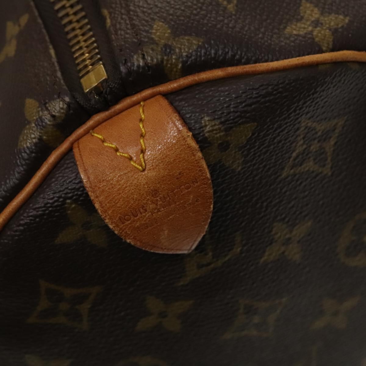 Louis Vuitton Keepall Bag Monogram Canvas, BROWN, CANVAS, Travel bag