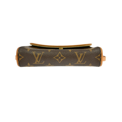 Louis Vuitton Florentine Waist Bag Monogram Canvas, BROWN, CANVAS, Clutche & pouche