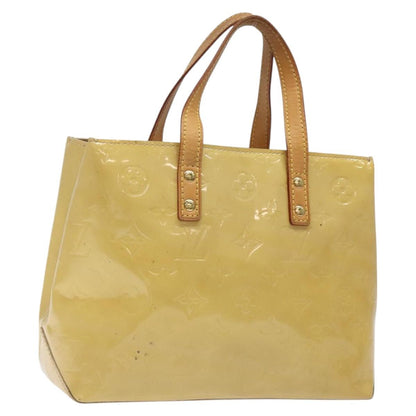 Louis Vuitton Reade Handbag Monogram Vernis, BEIGE, PATENT_LEATHER, Handbag