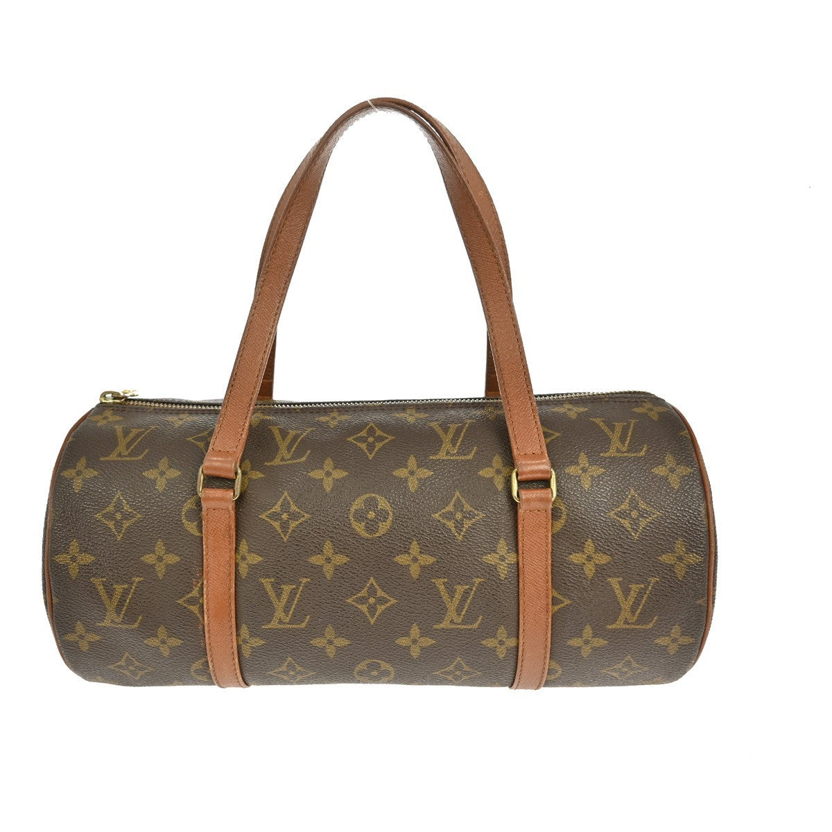 Louis Vuitton Papillon Handbag Monogram Canvas, BROWN, CANVAS, Handbag