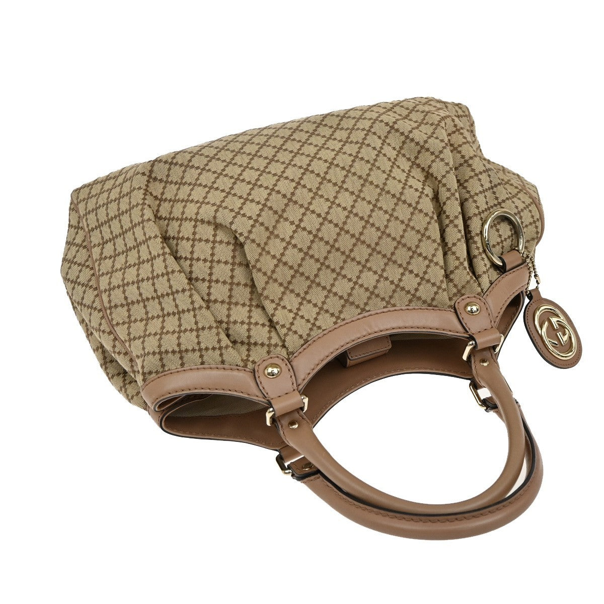 Gucci Sukey Tote Diamante Canvas, BROWN, CANVAS, Tote bag
