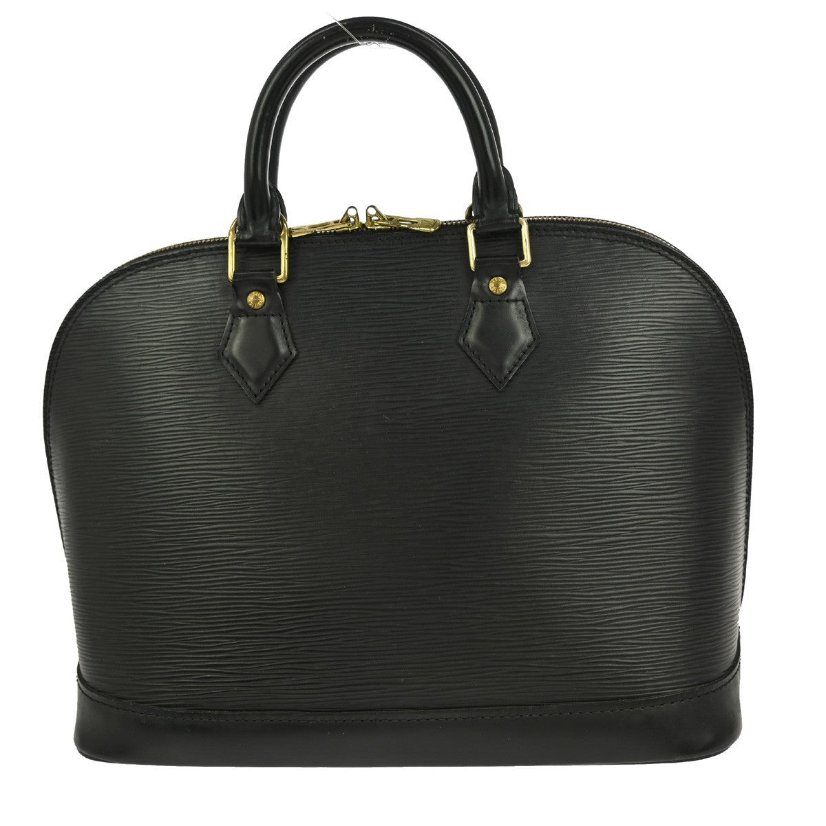 Louis Vuitton Alma Handbag Epi Leather, BLACK, LEATHER, Handbag