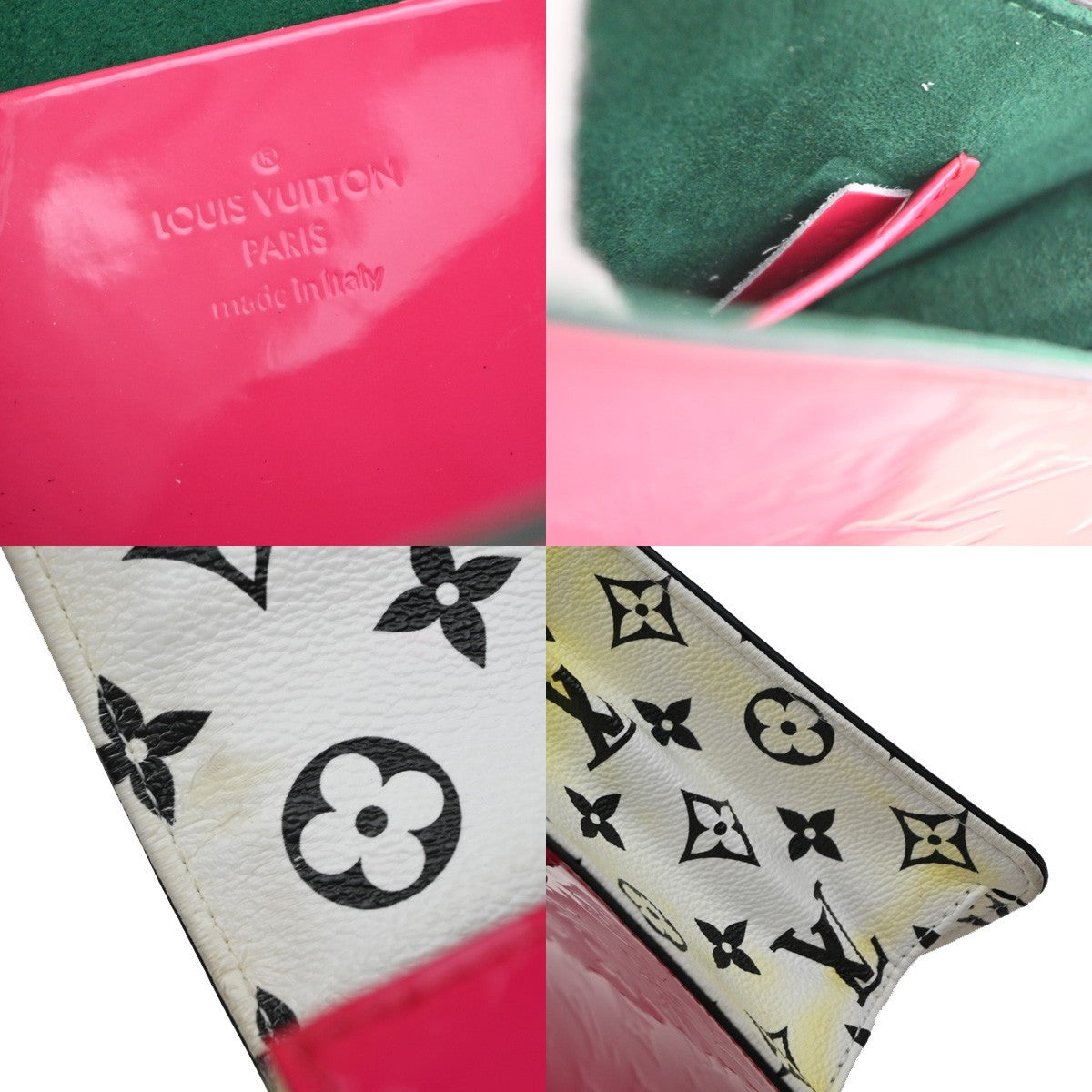 Louis Vuitton Wynwood Handbag Monogram Vernis with Monogram Canvas and Epi Leather, PINK, PATENT_LEATHER, Shoulder bag