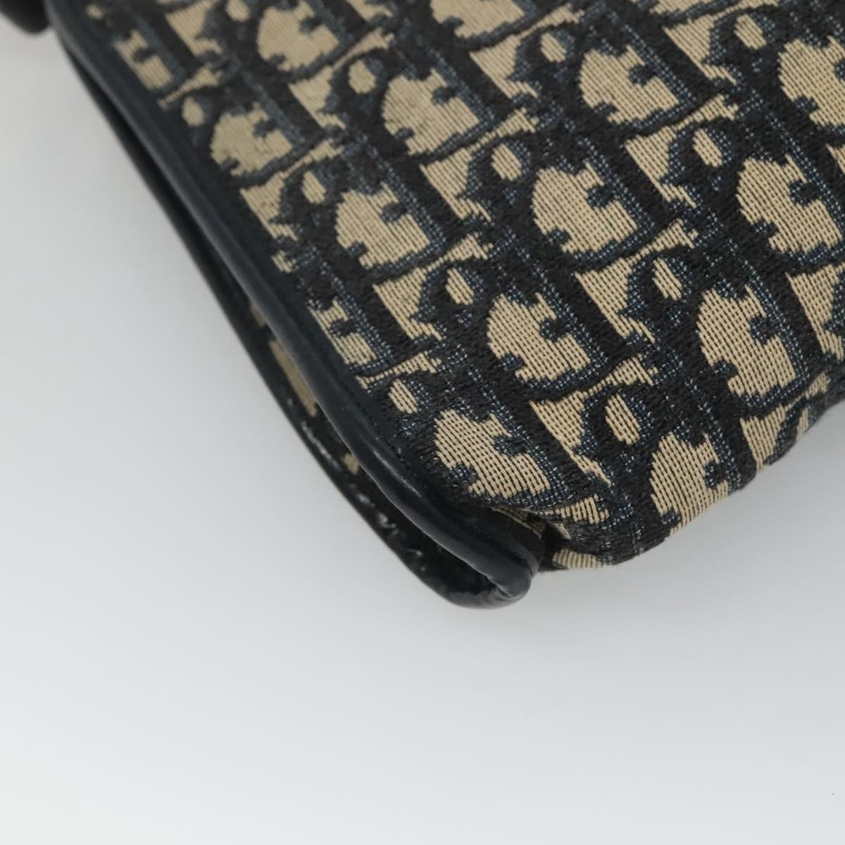 Christian Dior Vintage CD trotter Shoulder bag Canvas, NAVY, CANVAS, Shoulder bag