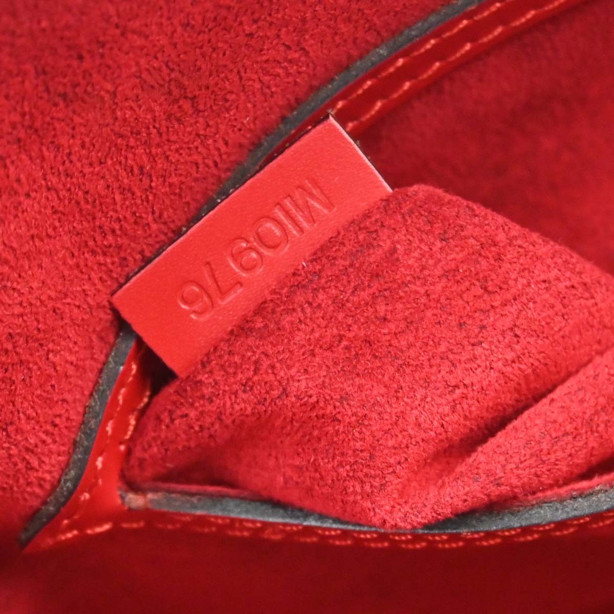 Louis Vuitton Alma Handbag Epi Leather, Red, Leather, Handbag