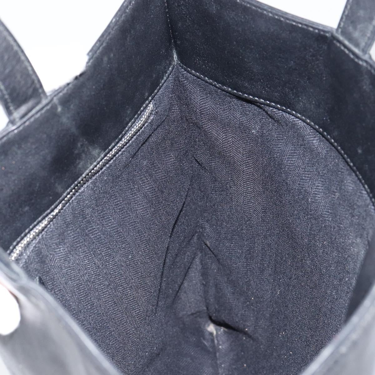 Loewe Vintage Anagram Tote Leather, BLACK, LEATHER, Tote bag