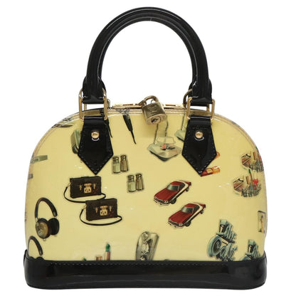 Louis Vuitton Alma Handbag Limited Edition Stickers Monogram Vernis, MULTICOLOUR, PATENT_LEATHER, Handbag