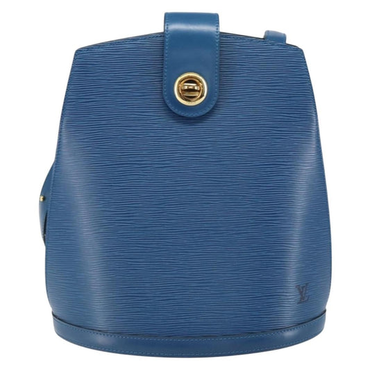 Louis Vuitton Cluny Shoulder Bag Epi Leather, BLUE, LEATHER, Shoulder bag