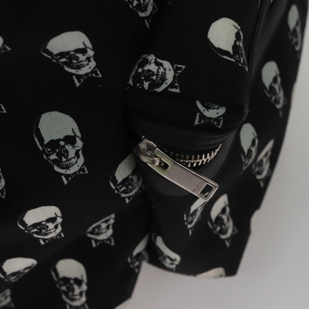 Saint Laurent City Backpack Canvas, BLACK, CANVAS, Backpack