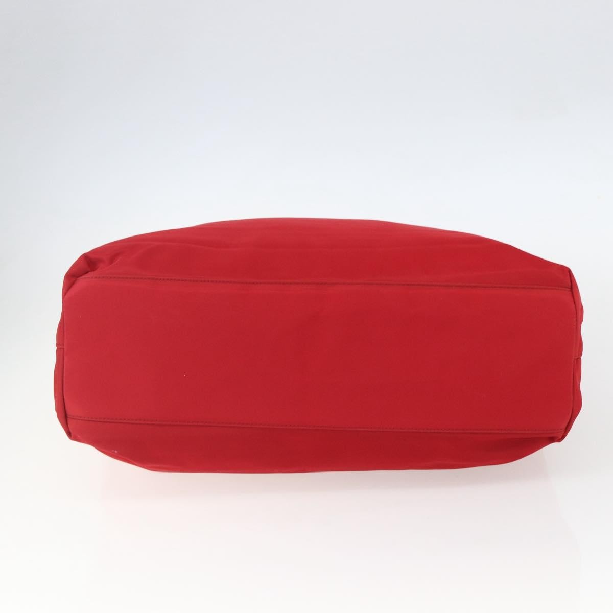 Prada Vintage Zip Tote Tessuto, RED, NYLON, Tote bag