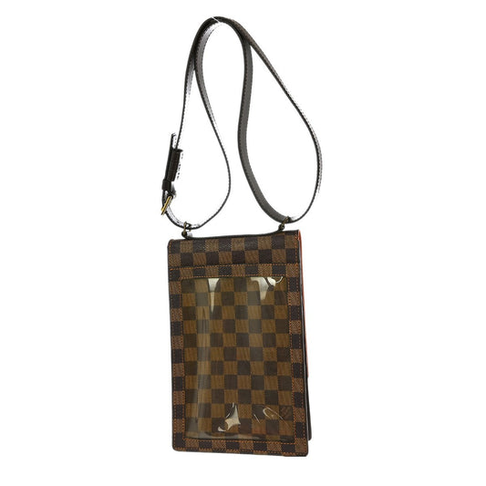 Louis Vuitton Portobello Messenger Damier, BROWN, CANVAS, Shoulder bag