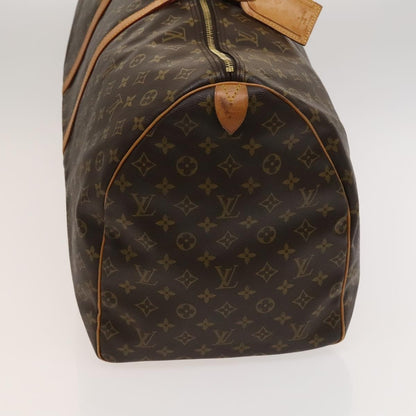 Louis Vuitton Keepall Bag Monogram Canvas, BROWN, CANVAS, Travel bag