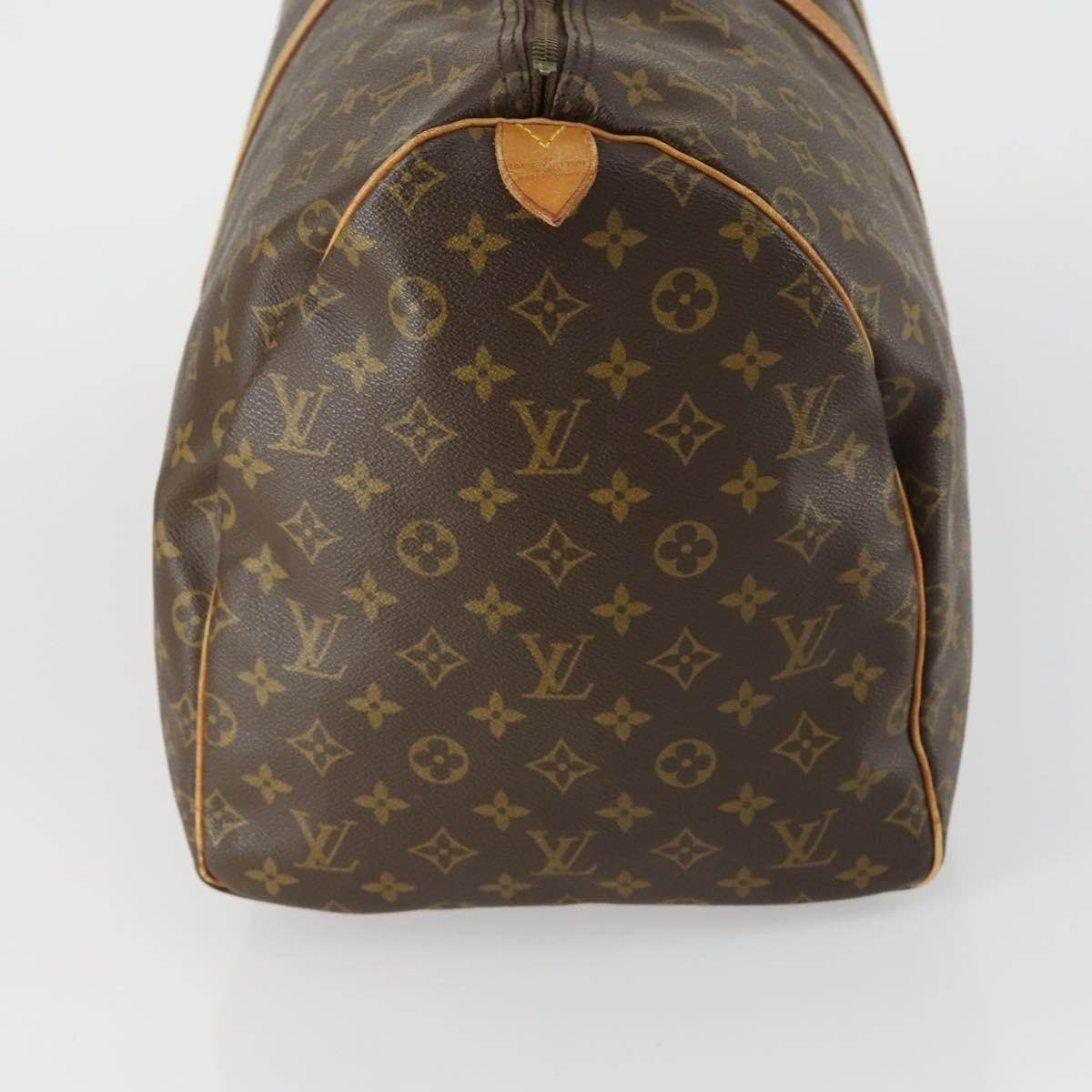 Louis Vuitton Keepall Bag Monogram Canvas, BROWN, CANVAS, Travel bag