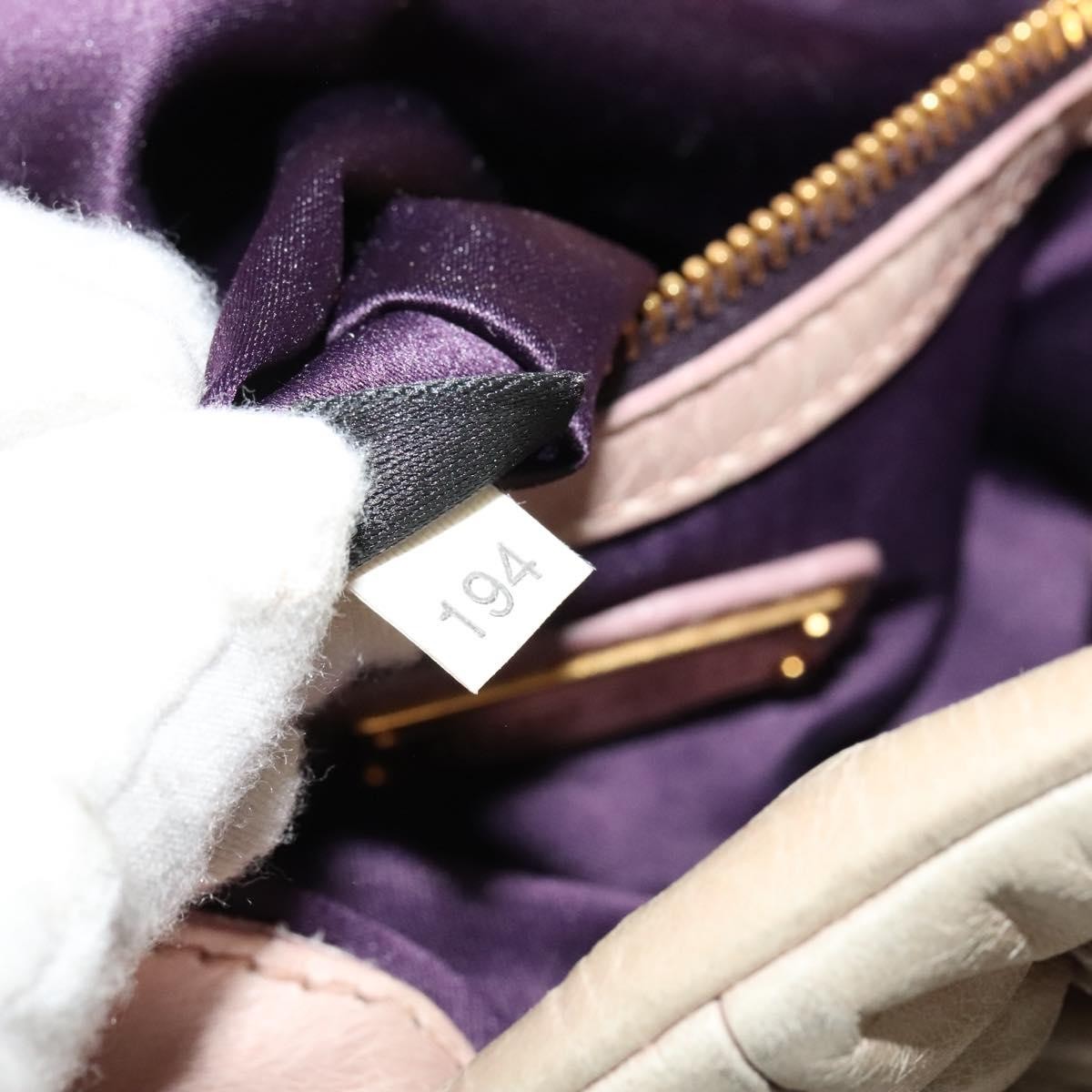 Miu Miu Coffer Convertible Satchel Matelasse Leather, BEIGE, LEATHER, Handbag