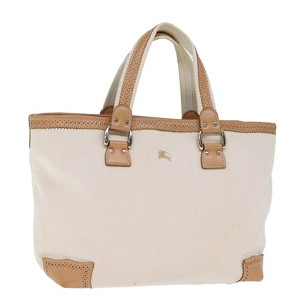 Burberry Blue Label Tote Bag Canvas, BEIGE, CANVAS, Tote bag