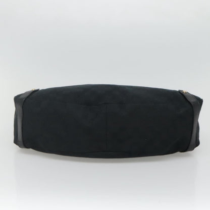 Gucci Abbey Shoulder Bag GG Canvas, BLACK, CANVAS, Shoulder bag