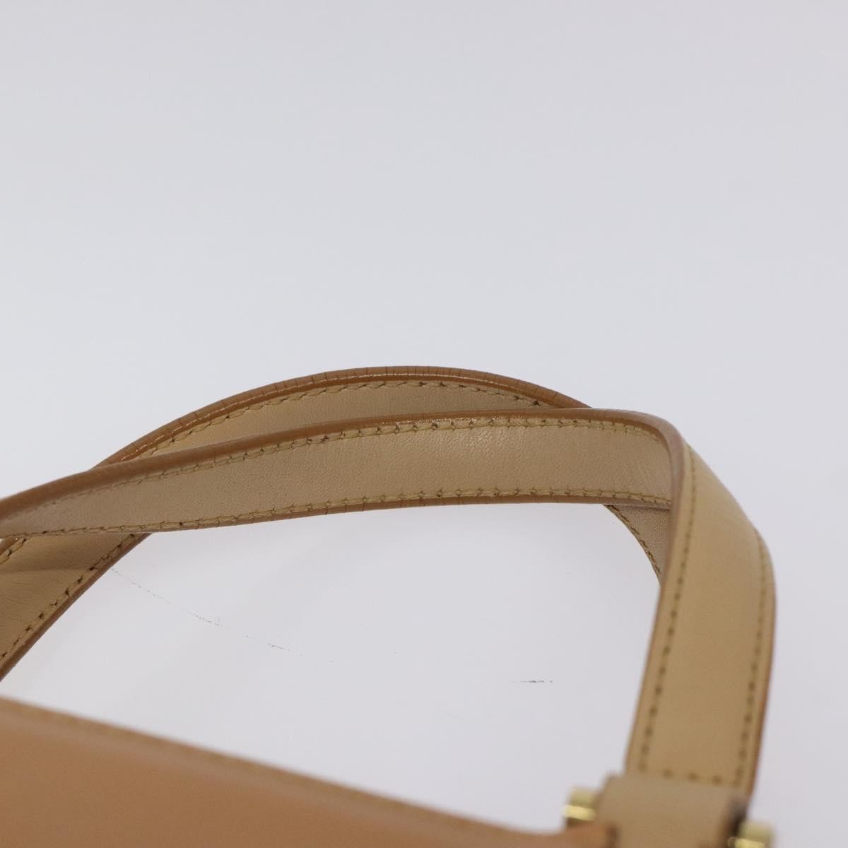 Burberry Vintage Handbag Leather, BEIGE, LEATHER, Handbag