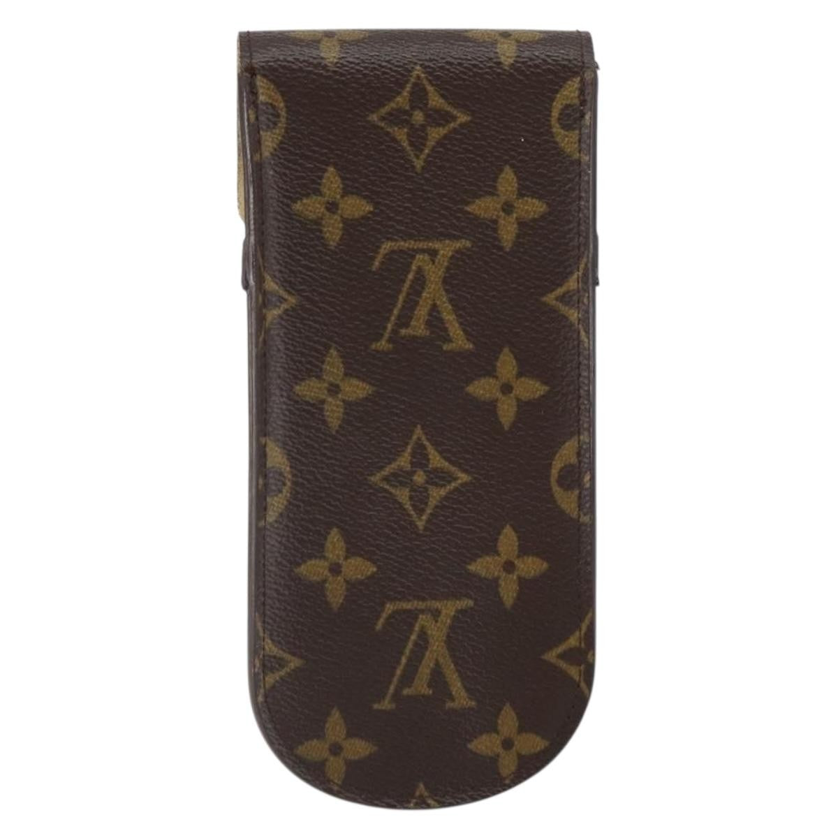 Louis Vuitton Etui à stylo Canvas, BROWN, CANVAS, Clutche & pouche