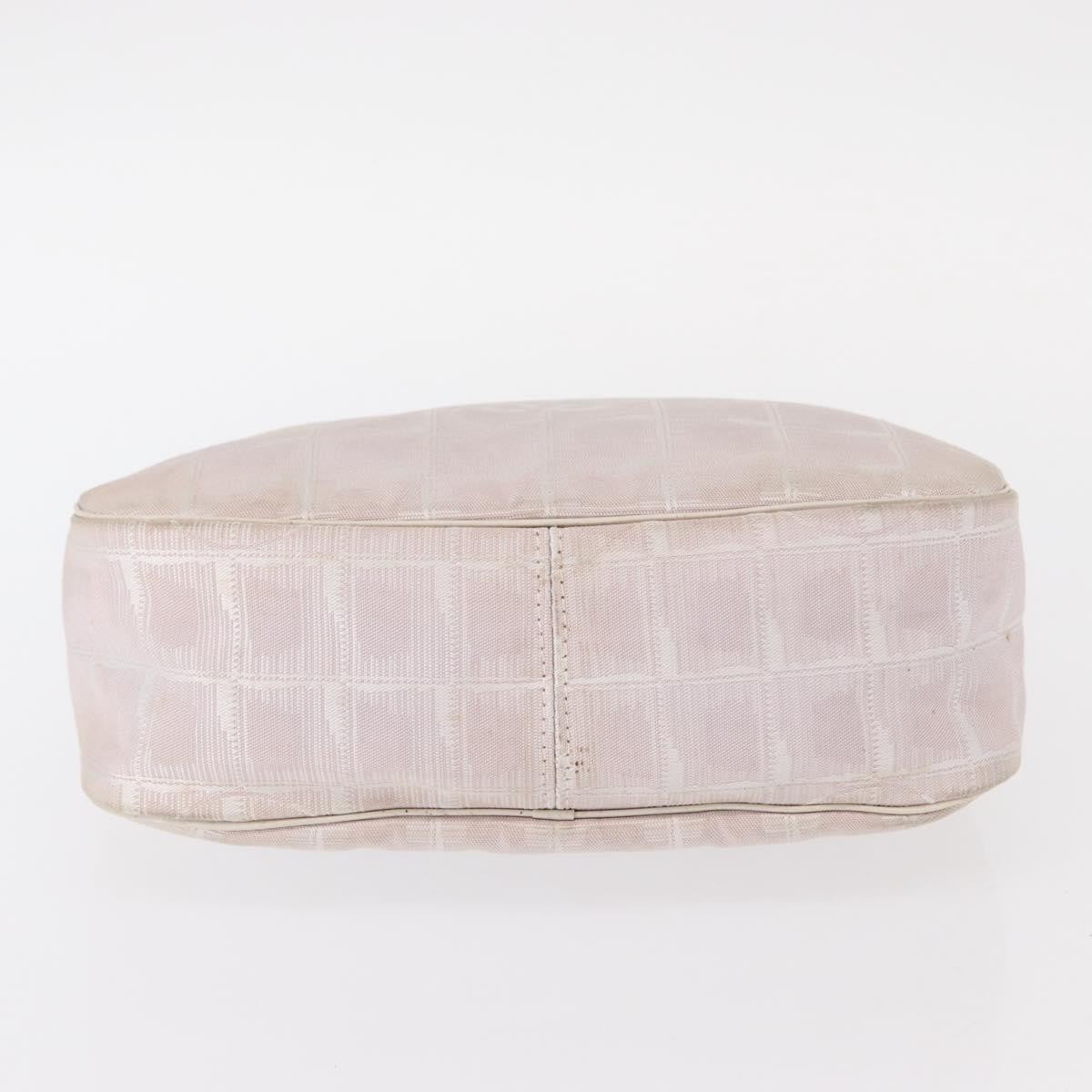 Chanel Travel Line Zip Hobo Nylon, PINK, NYLON, Handbag