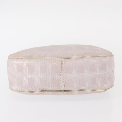 Chanel Travel Line Zip Hobo Nylon, PINK, NYLON, Handbag