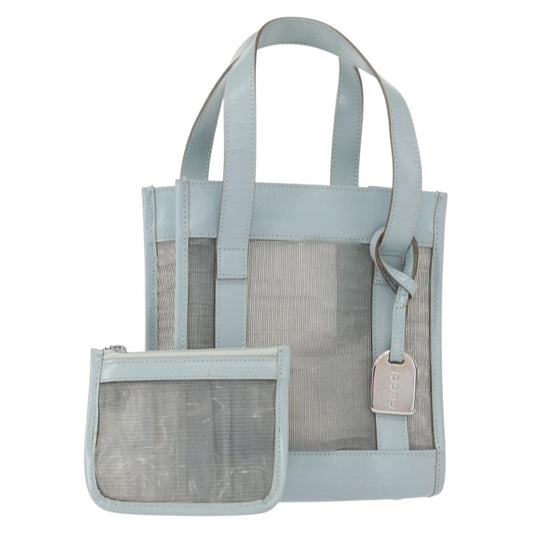 Gucci Vintage Handbag Leather, BLUE, LEATHER, Handbag