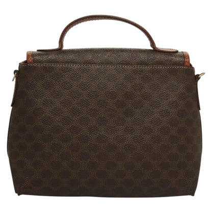Celine Triomphe vintage handbag Macadam canvas, BROWN, CANVAS, Handbag