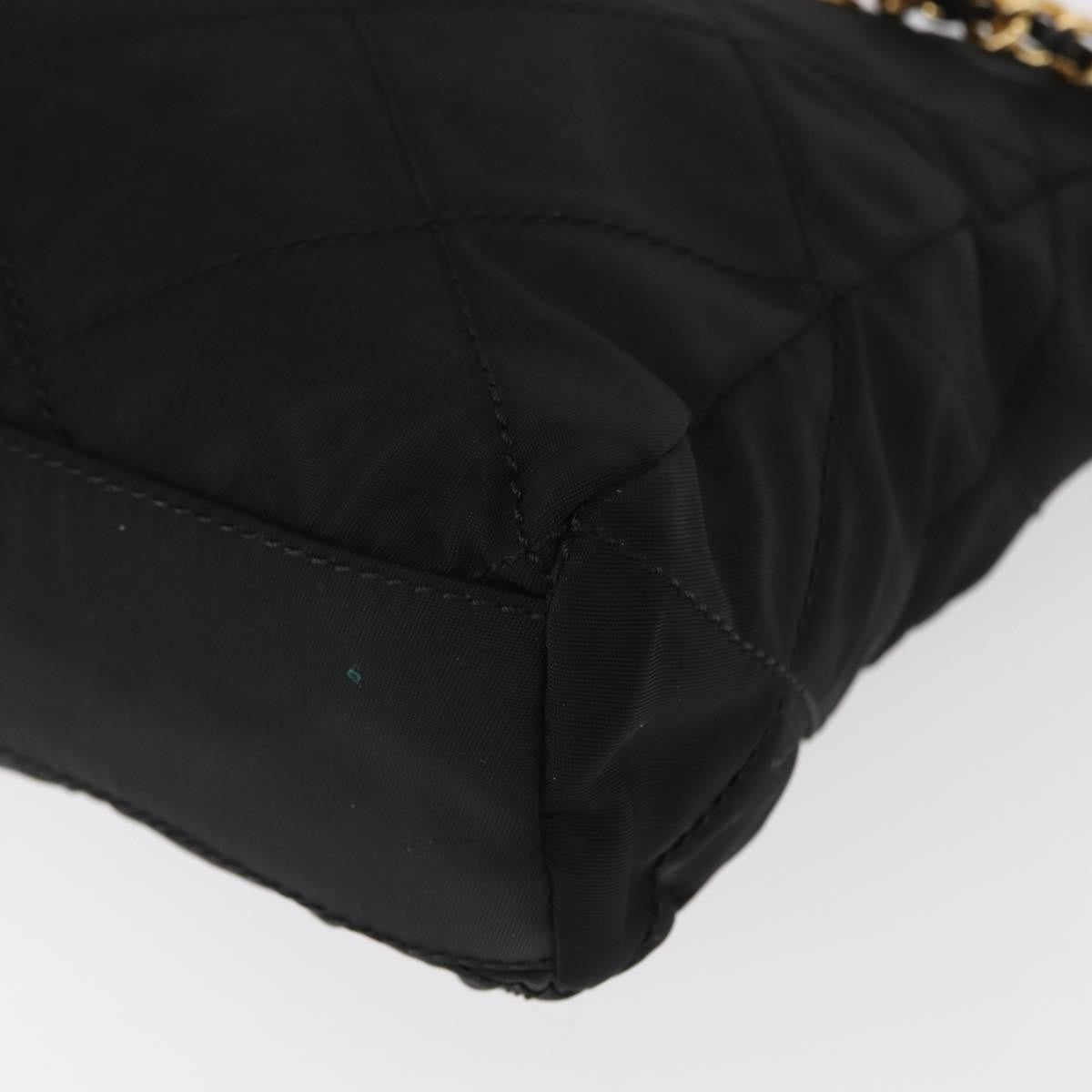 Prada Re-Edition 1995 Chain Tote Quilted Re-Nylon, BLACK, NYLON, Shoulder bag