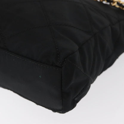 Prada Re-Edition 1995 Chain Tote Quilted Re-Nylon, BLACK, NYLON, Shoulder bag