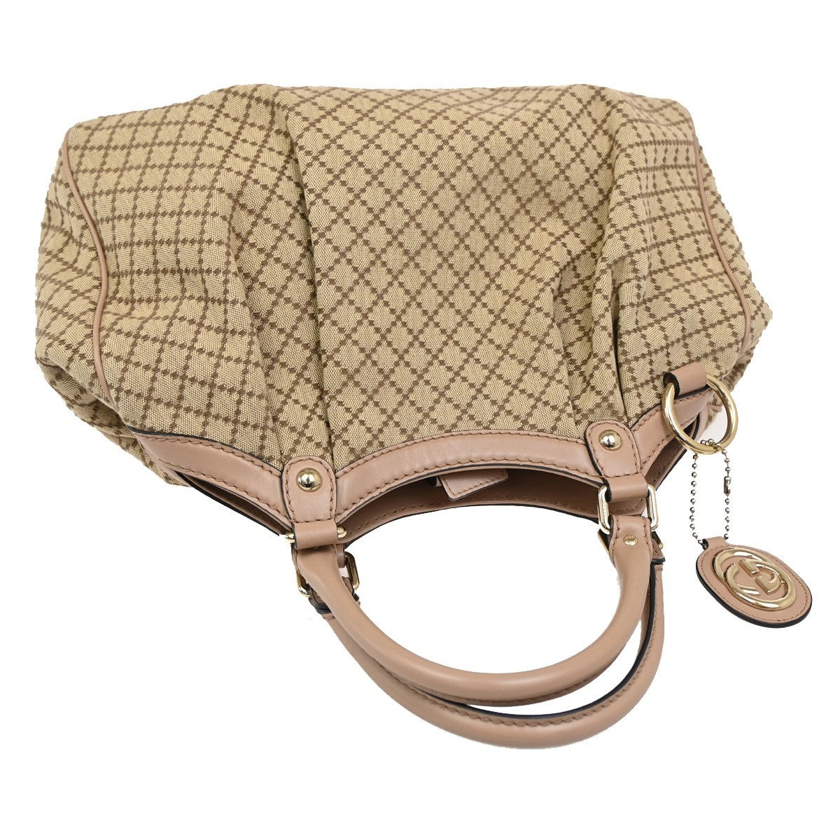 Gucci Sukey Tote Diamante Canvas, BEIGE, CANVAS, Tote bag