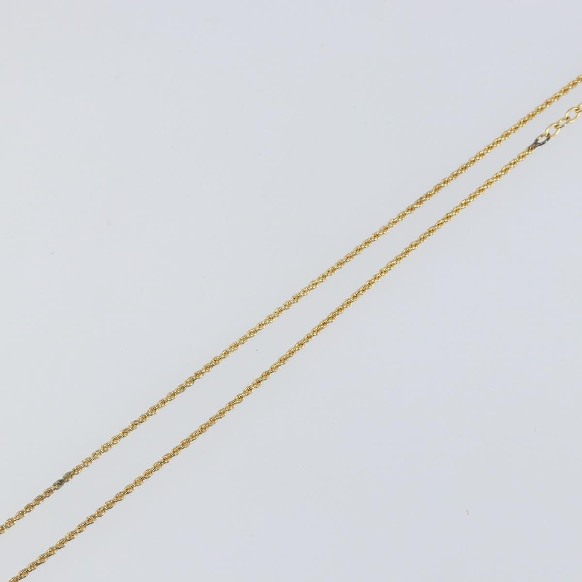 Christian Dior CD Pendant Necklace Metal, GOLD, METAL, Necklace