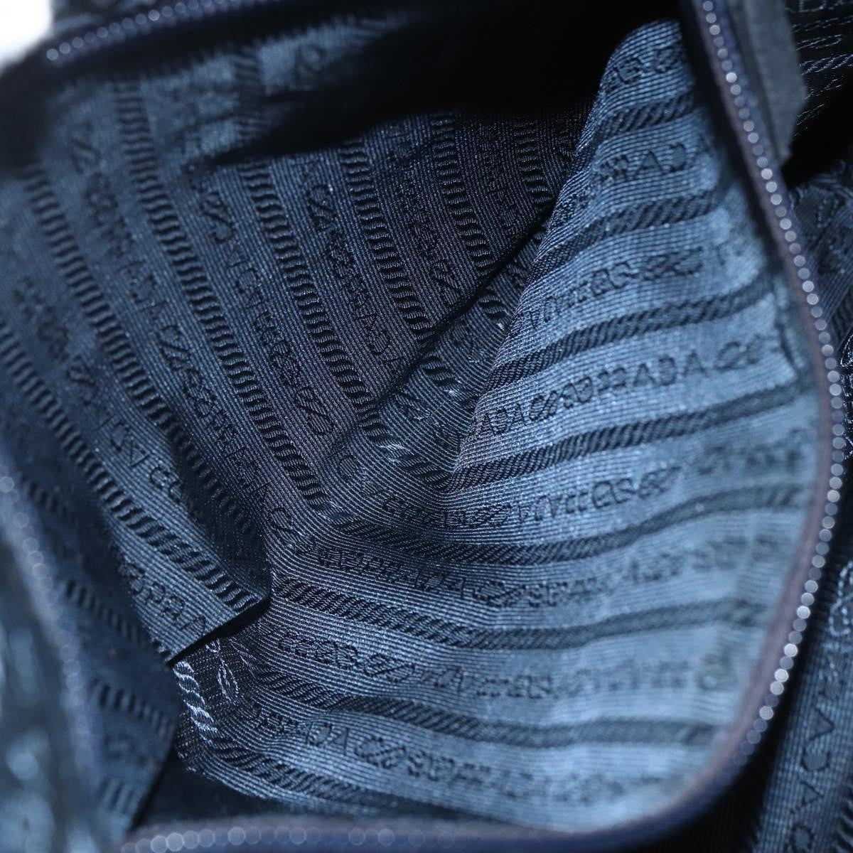 Prada Bowling Shoulder Bag Tessuto, NAVY, NYLON, Shoulder bag