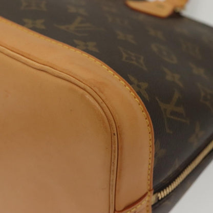 Louis Vuitton Alma Handbag Monogram Canvas, BROWN, CANVAS, Handbag