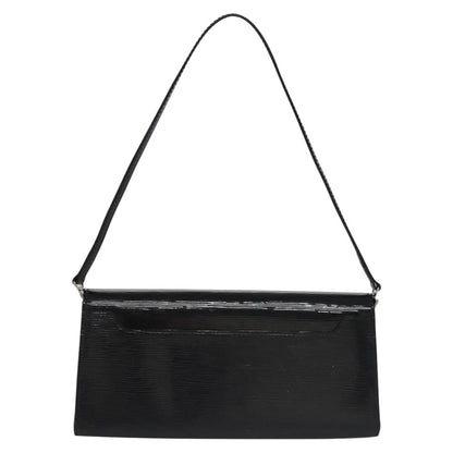 Louis Vuitton Sevigne Clutch Electric Epi Leather, BLACK, LEATHER, Shoulder bag