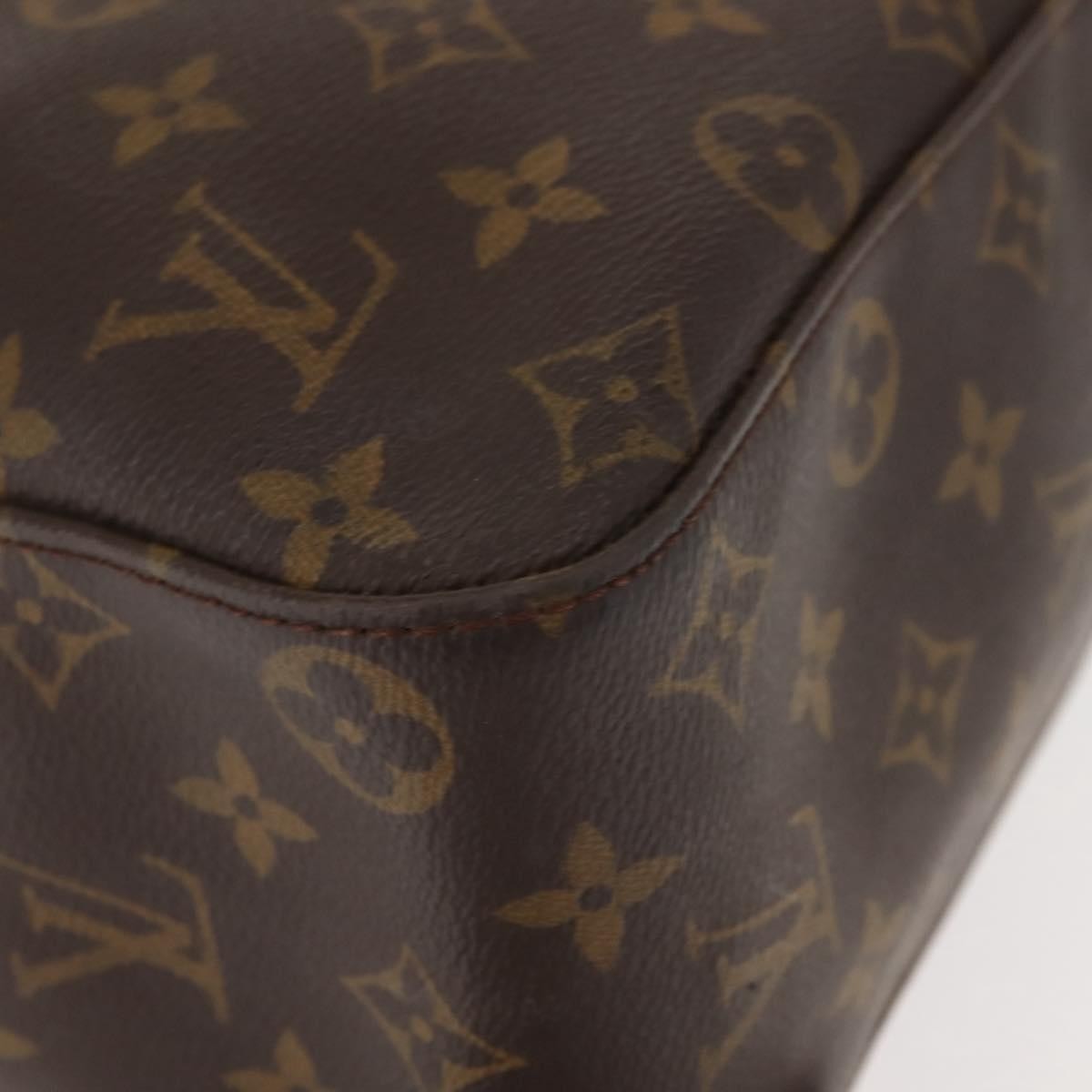Louis Vuitton Looping Handbag Monogram Canvas, BROWN, CANVAS, Shoulder bag
