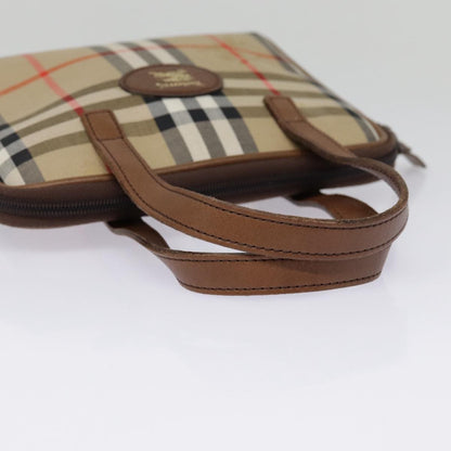 Burberry Nova Check Bowling Bag Canvas, BEIGE, CANVAS, Handbag