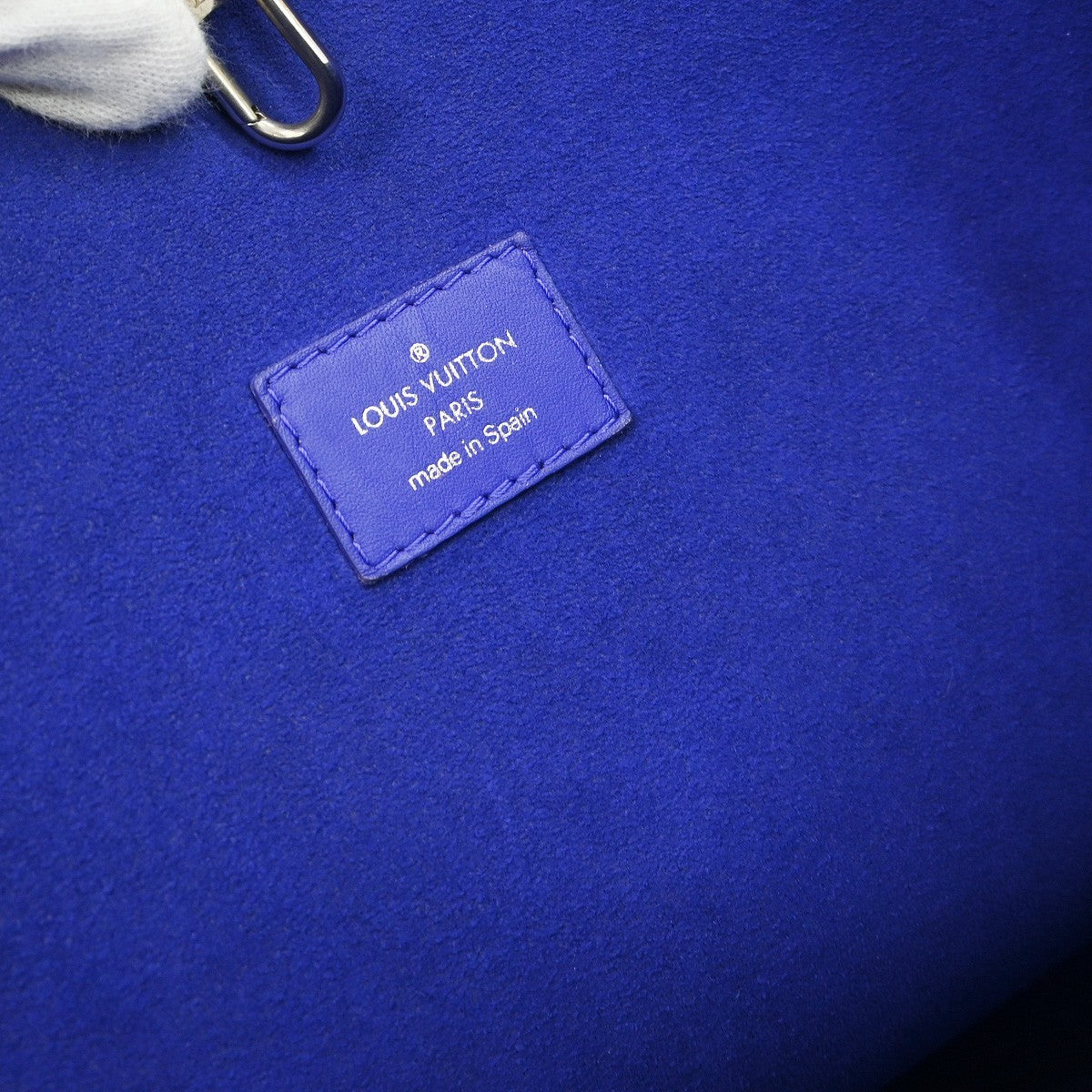 Louis Vuitton Neverfull Tote Epi Leather, BLUE, LEATHER, Tote bag