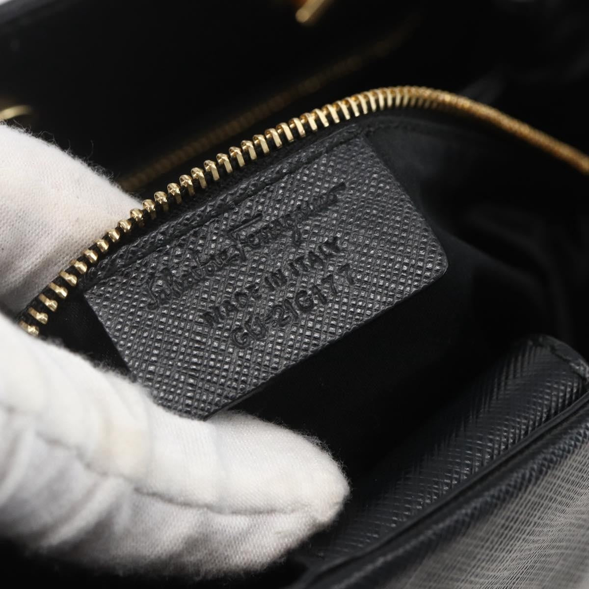 Salvatore Ferragamo Vala Chain Shoulder bag Leather, BLACK, LEATHER, Shoulder bag