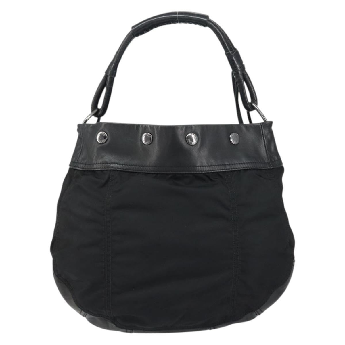 Prada Vintage Shoulder Bag Tessuto, BLACK, NYLON, Shoulder bag